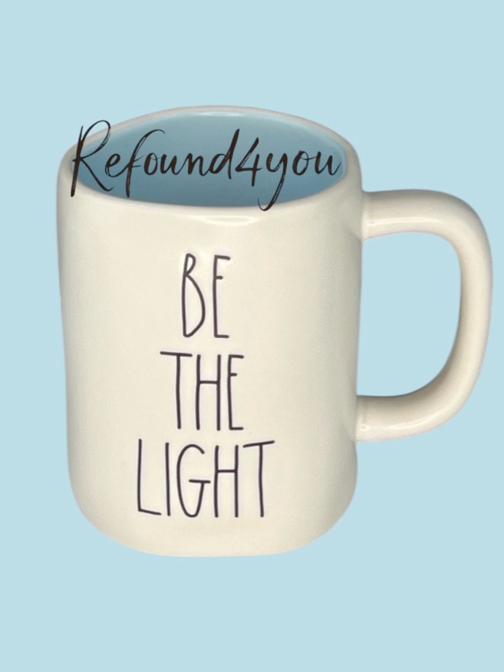 Rae Dunn - ‘Be the Light’ Inspired ceramic mug. NWT